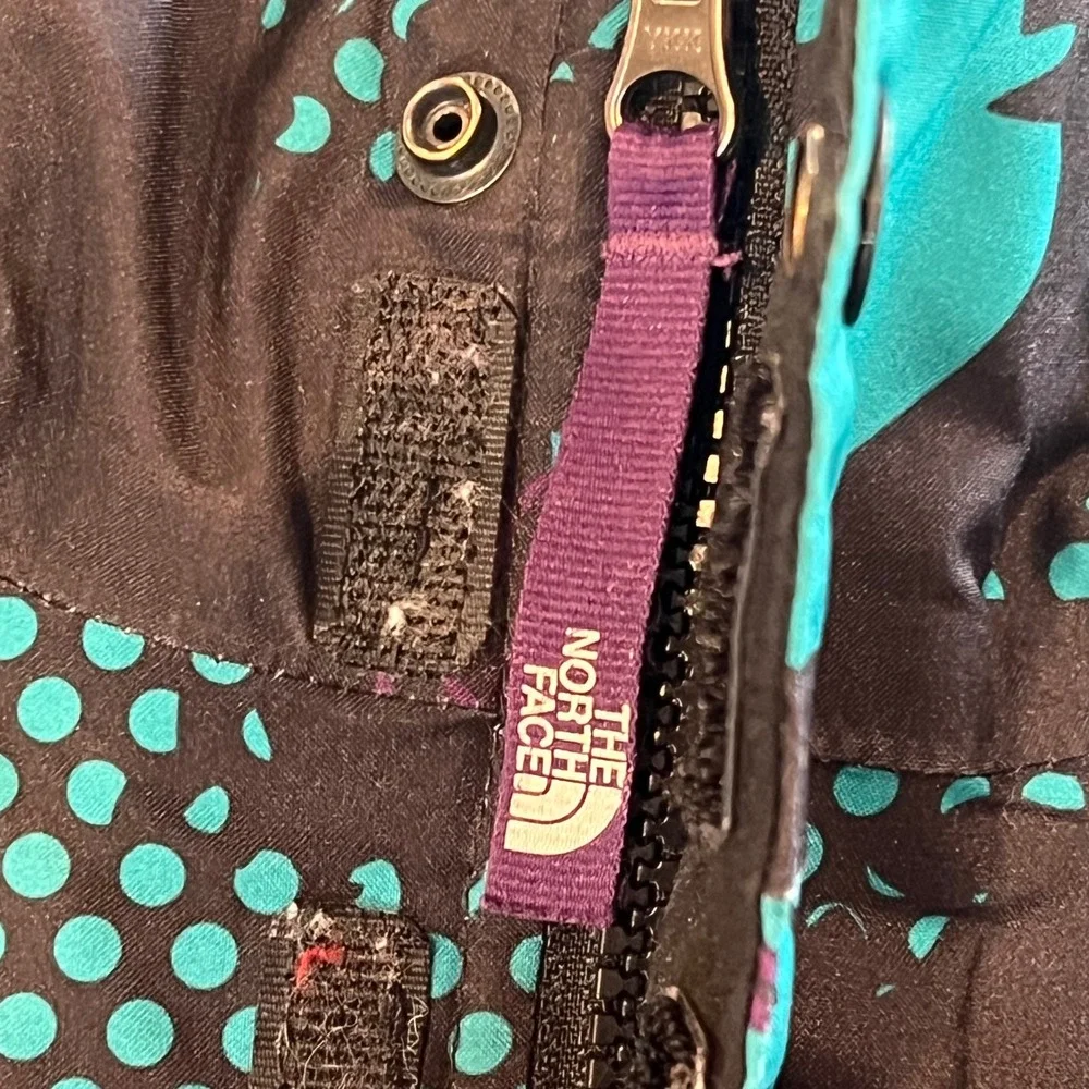 The North‎ Face Kids Heatseeker Jacket Purple Teal Size 10 12 Ski Snowboard Warm